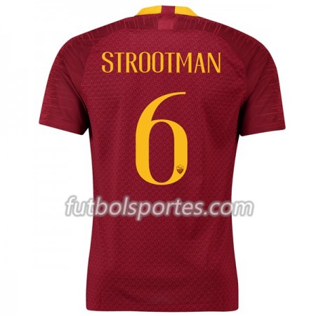 Camisetas AS Roma Strootman 6 Primera Equipacion 2018/2019